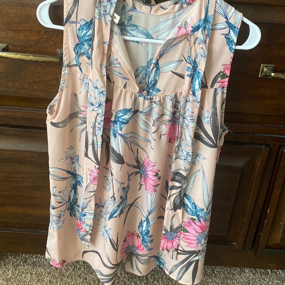 Ladies sleeveless blouse
